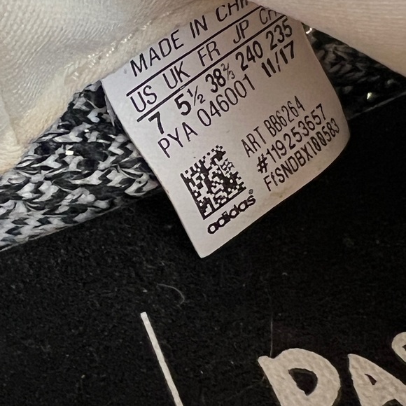 ADIDAS STELLA MCCARTNEY Ultraboost T Black Nylon Running Sneakers - Picture 8 of 10